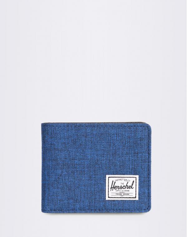 Peněženka Herschel Supply Hank + Coin RFID Eclipse Crosshatch/Black Synthetic Leather