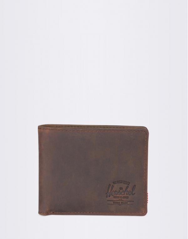 Peněženka Herschel Supply Hank Leather RFID Nubuck Leather