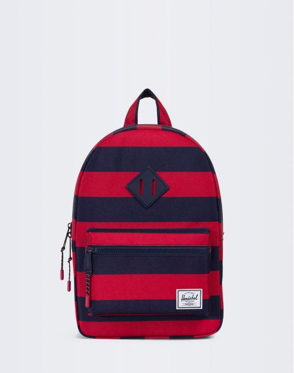 Herschel Supply Heritage Kids Peacoat/Red Stripe/Peacoat Rubber