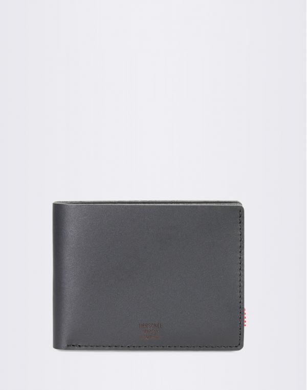 Peněženka Herschel Supply Miles Black Leather/Black