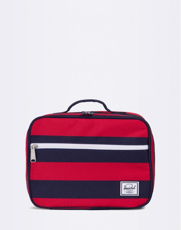 Herschel Supply Pop Quiz Lunchbox Peacoat/Red Stripe