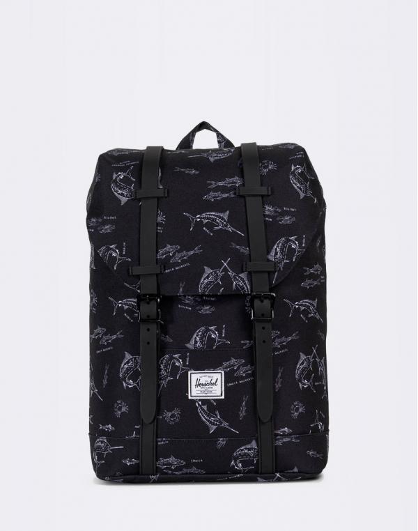 Herschel Supply Retreat Youth Saltwater/Black Rubber