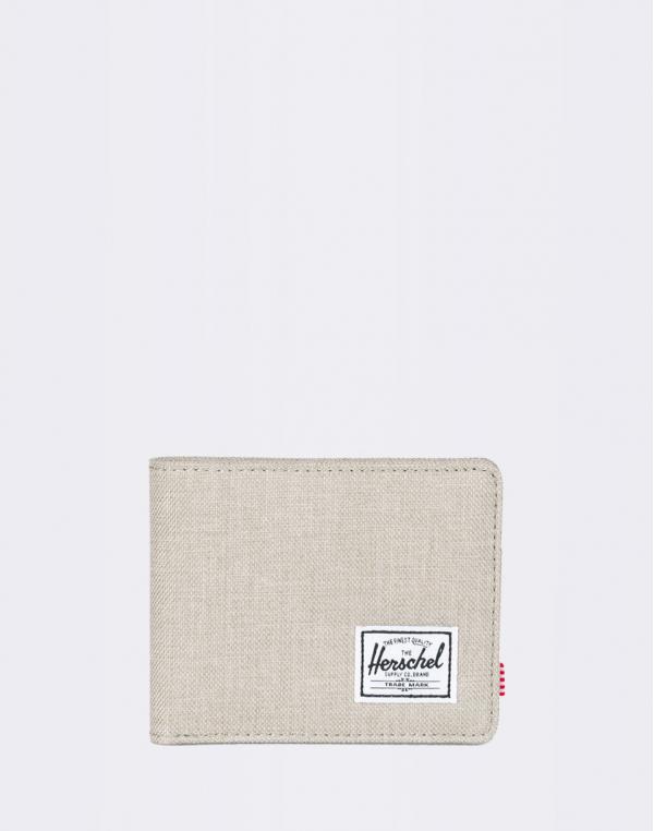 Peněženka Herschel Supply Roy + Coin RFID Light Khaki Crosshatch