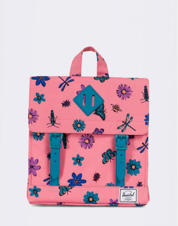 Herschel Supply Survey Kids Strawberry Ice Central Park/Ocean Depths Rubber