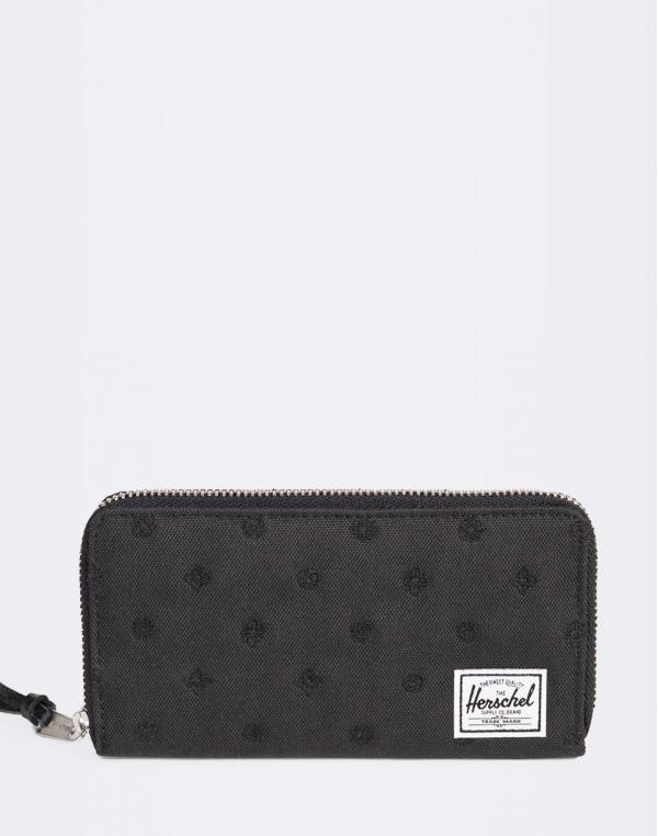 Peněženka Herschel Supply Thomas RFID Black Paisley Embroidery