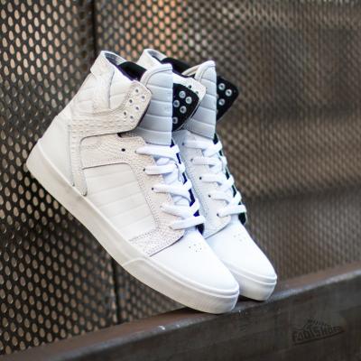 Supra Skytop White/Croc-White