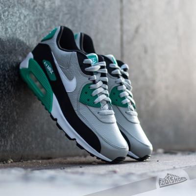 Nike Air Max 90 Leather Granite/White/Black/Emerald