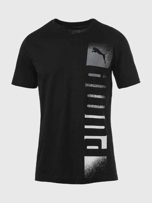 Tričko Puma Brand Shade Logo Tee Černá