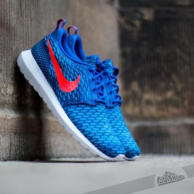 Nike Flyknit Rosherun Game Royal/Bright Crimson/Blue Lagoon