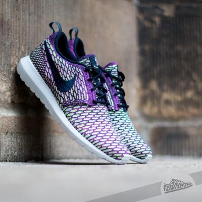 Nike Flyknit Rosherun Dark Obsidian/Fucshia Flash