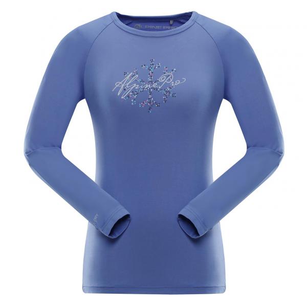 ALPINE PRO VALDO 4 MODRÁ / TYRKYSOVĚ MODRÁ Dámské Triko XL