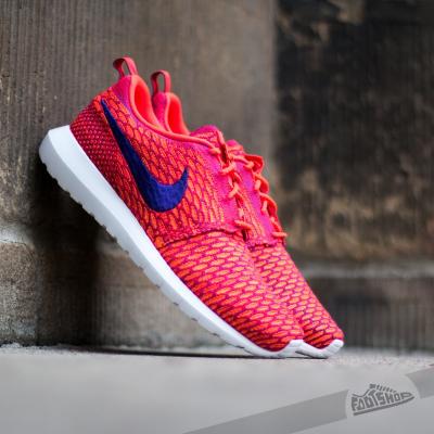 Nike Flyknit Rosherun Bright Crimson/Crt Purple-Total Orange
