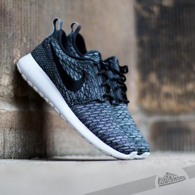 Nike WMNS Rosherun Flyknit Dark Grey/Black-Wolf Gray-White