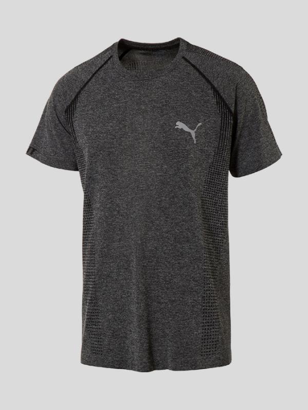 Tričko Puma evoKNIT Basic Tee Černá