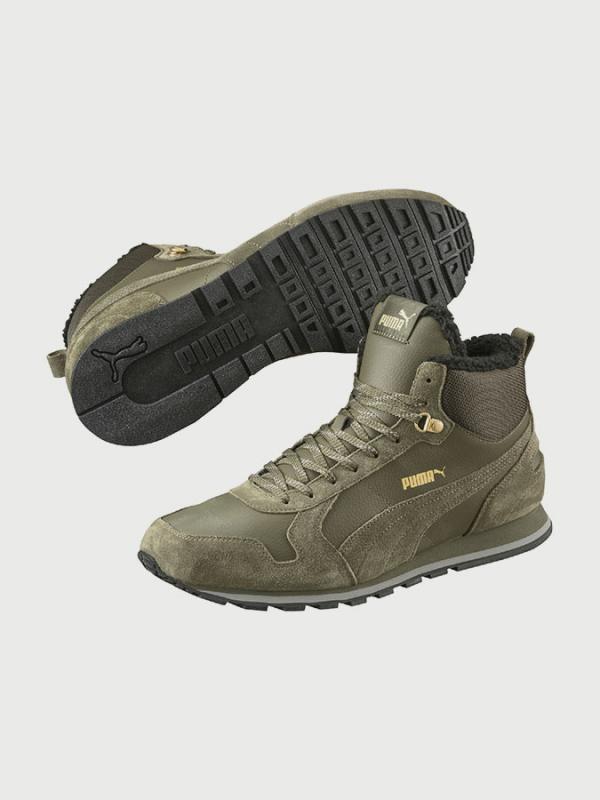 Boty Puma ST Runner Mid Fur Černá