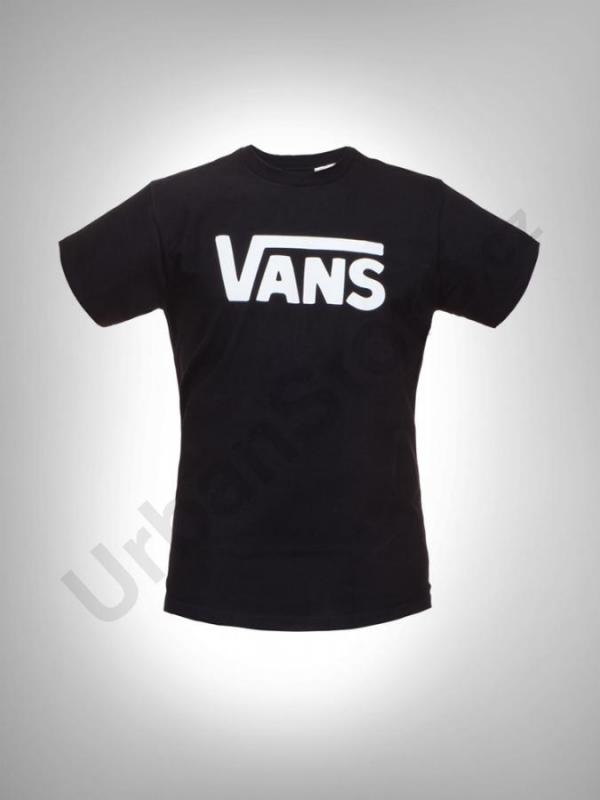 Tričko Vans Mn Classic Black/White Černá