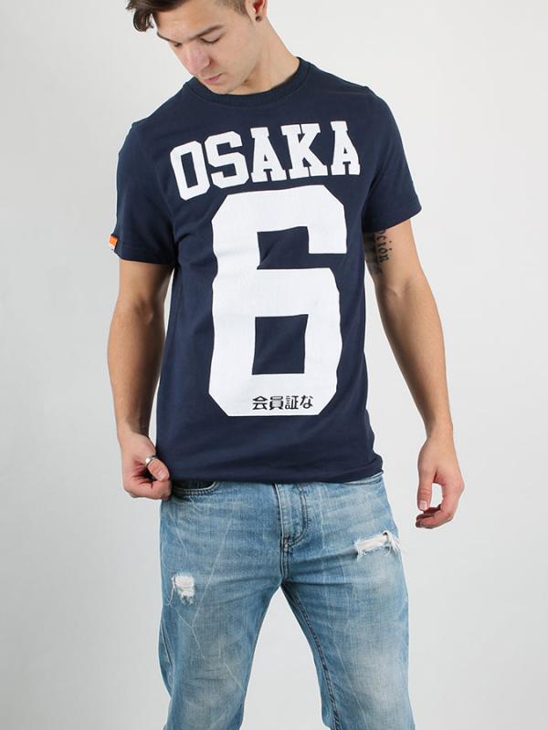Tričko Superdry OSAKA Modrá