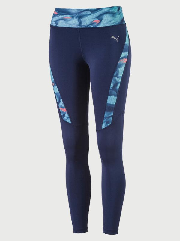 Legíny Puma Graphic Long Tight W Modrá