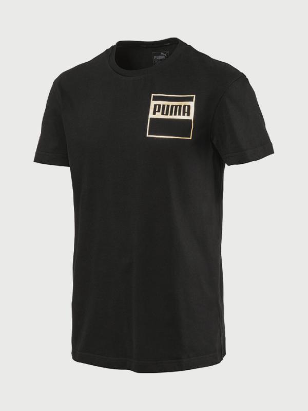 Tričko Puma Rebel Gold Tee Černá