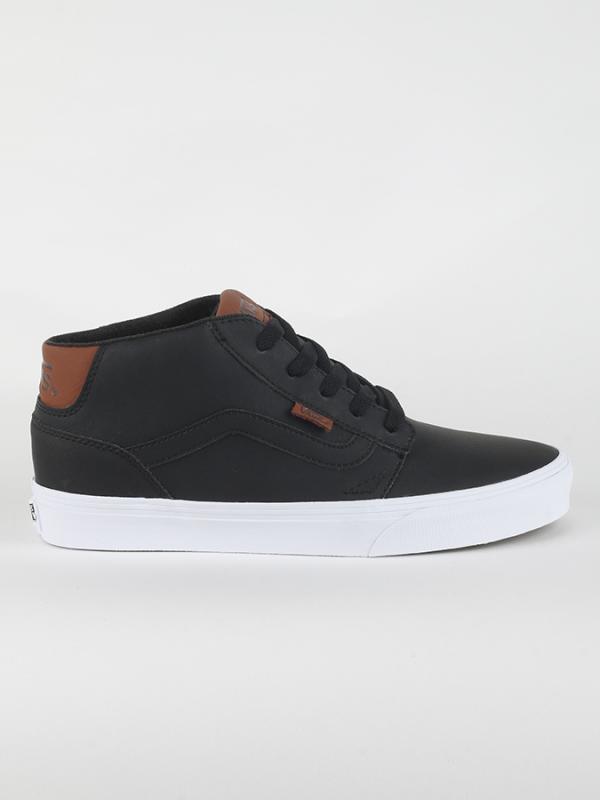 Boty Vans MN CHAPMAN MID (LEATHER) BL Černá