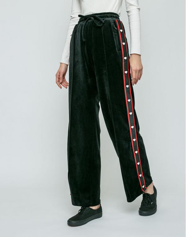 Lazy Oaf Sporty Stripe Popper Black M