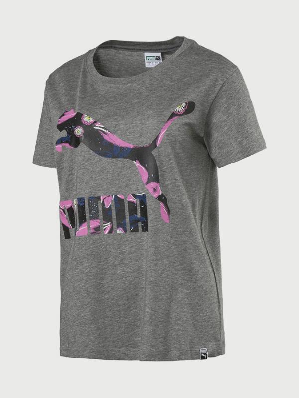 Tričko Puma Archive Logo Tee Šedá