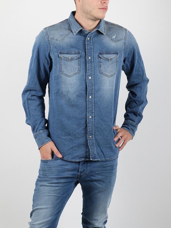 Košile Diesel Sonora-Ne Camicia Modrá