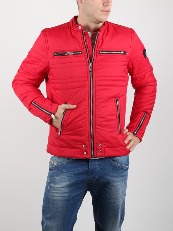 Bunda Diesel W-Neverzip Giacca Červená