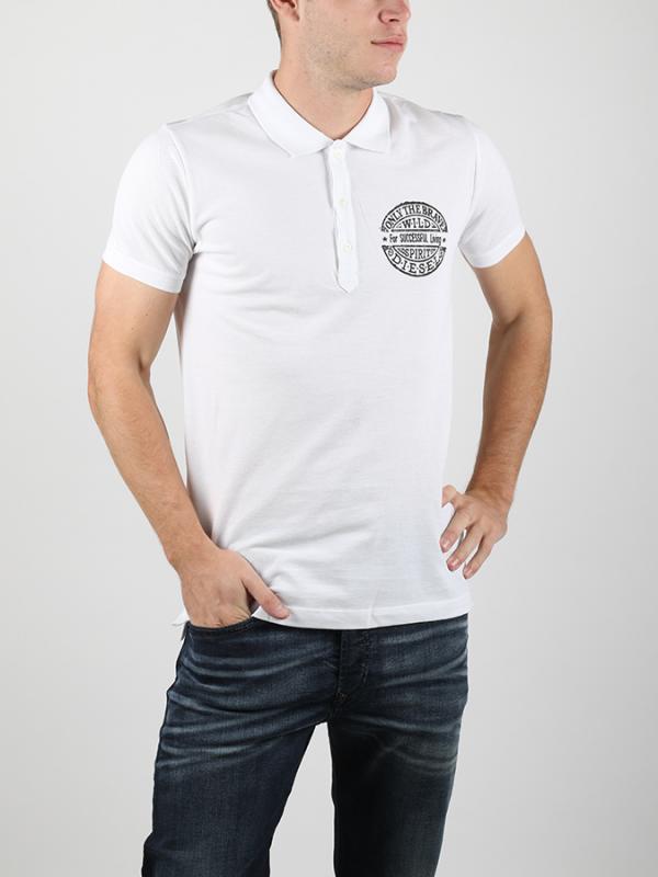 Tričko Diesel Snt-Polow Camicia Bílá