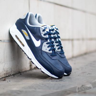 Nike Air Max 90 Leather Obsedian/White/Grey