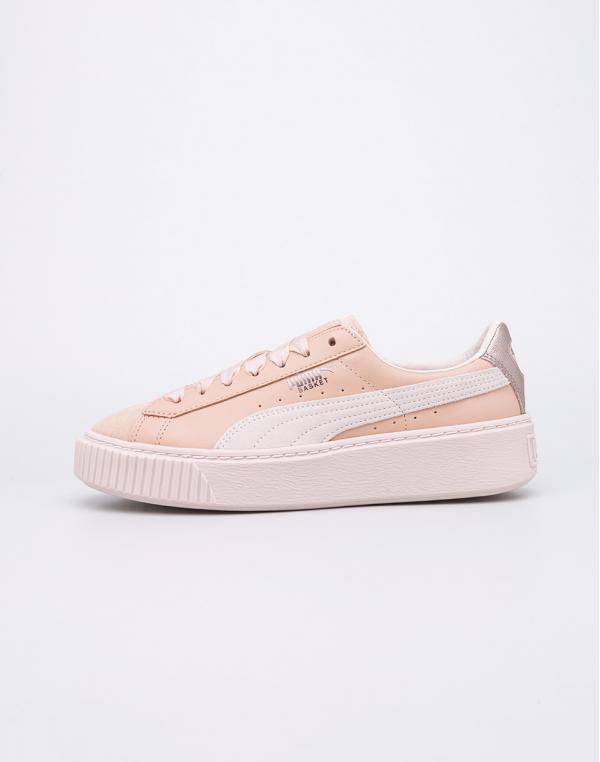 Sneakers - tenisky Puma Basket Platform Up Natural Vachetta-Birch