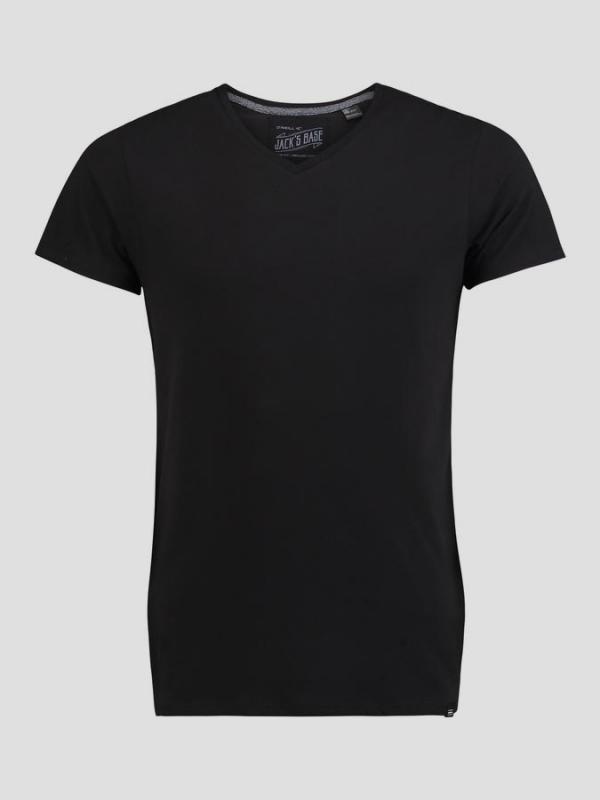 Tričko O´Neill LM JACK'S B. SLIM V-NECK T-SHI Černá