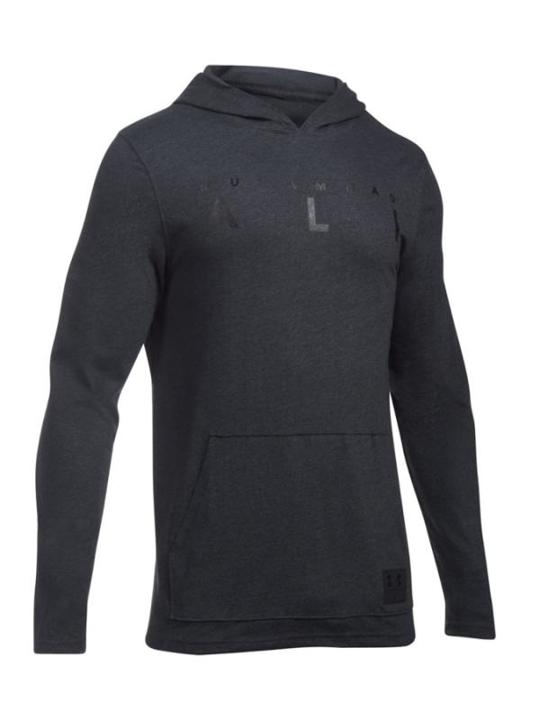 Mikina Under Armour Ali Wordmark Triblend Hood Černá