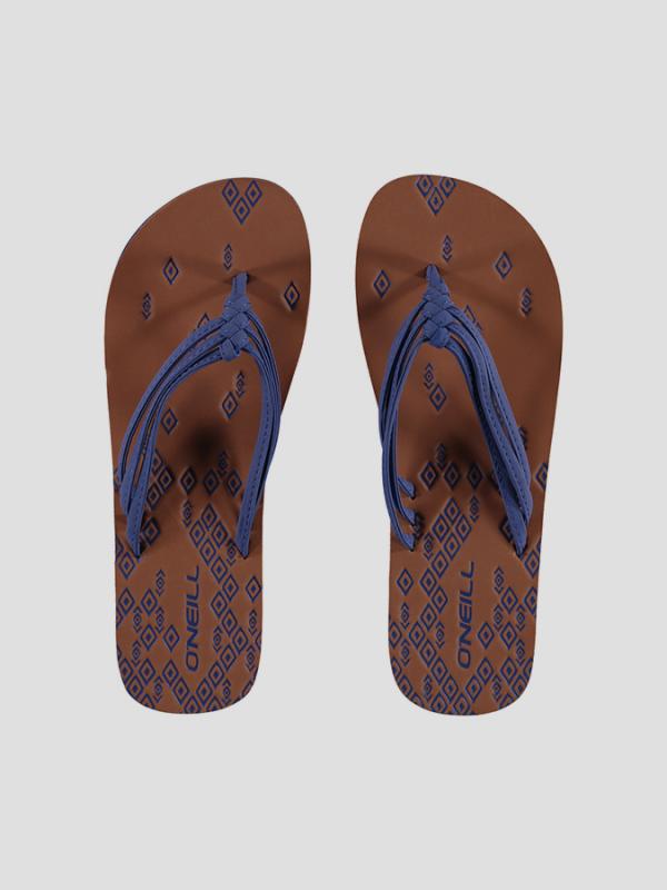 Žabky O´Neill FW 3 STRAP DITSY FLIP FLOP Hnědá
