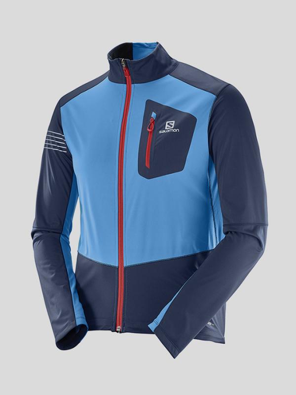Bunda Salomon RS SOFTSHELL JKT M Modrá