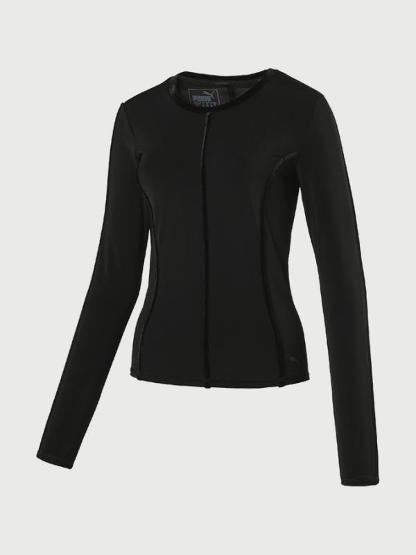 Mikina Puma Nocturnal Velvet LS Černá