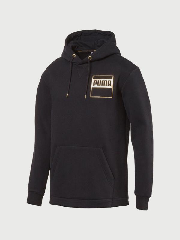 Mikina Puma Rebel Gold Hoody FL Černá