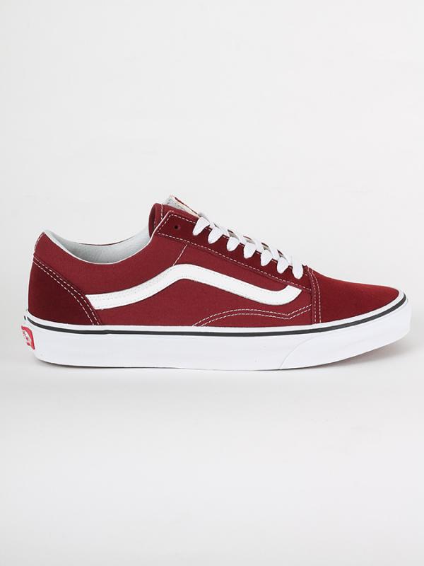 Boty Vans UA OLD SKOOL MADDER BROWN Červená