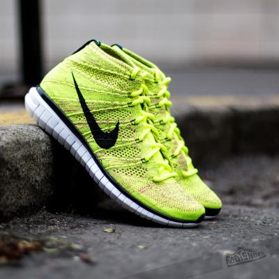 Nike Free Flyknit Chukka Volt/Black