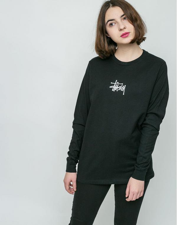 Logo tee Stussy Basic Black