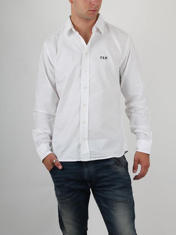 Košile Franklin & Marshall MARTINS SHIRT MAN Bílá