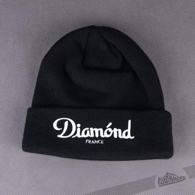 Diamond Champagne Beanie Black