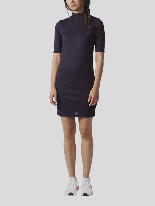 Šaty adidas Originals DRESS Modrá