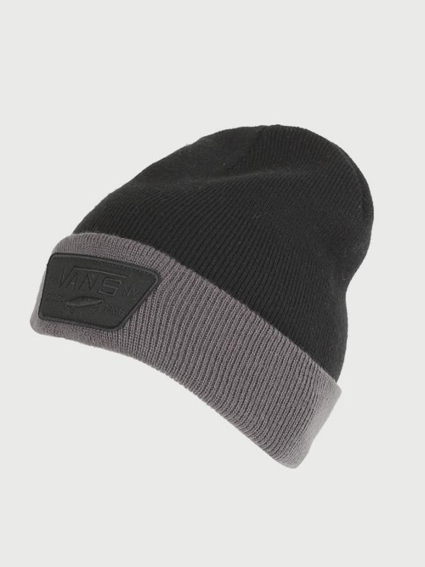 Čepice Vans MN MILFORD BEANIE BLACK/ASPHAL Černá