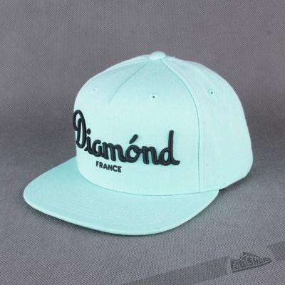 Diamond Champagne Snapback Diamond Blue