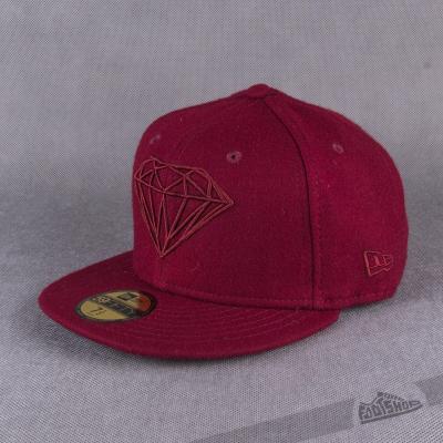 Diamond 59FIFTY Brilliant Burgundy