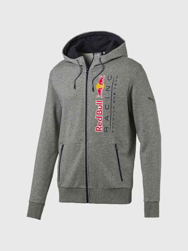 Mikina Puma RBR Hooded Sweat Jacket Šedá