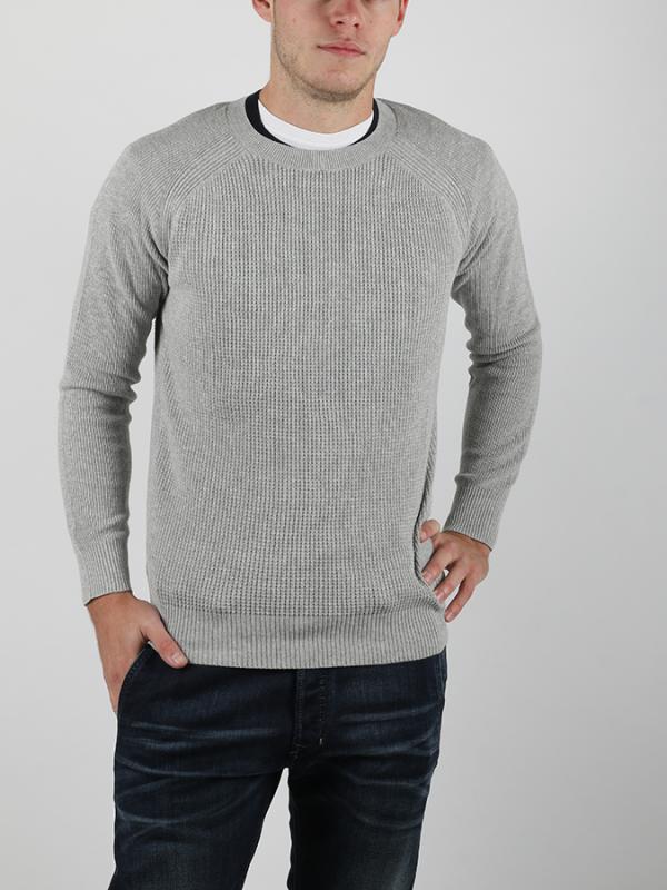 Svetr Diesel K-Alby Pullover Šedá