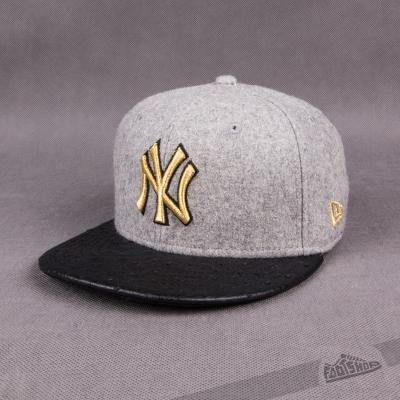 New Era 59FIFTY Melton Metal NY Yankees Grey/Black/Gold