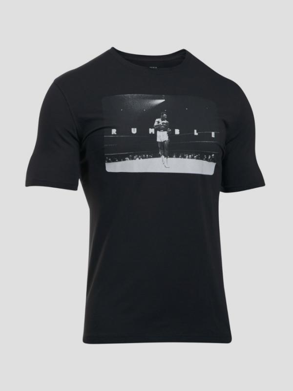 Tričko Under Armour Ali Rtnj Rumble Photo Tee Černá